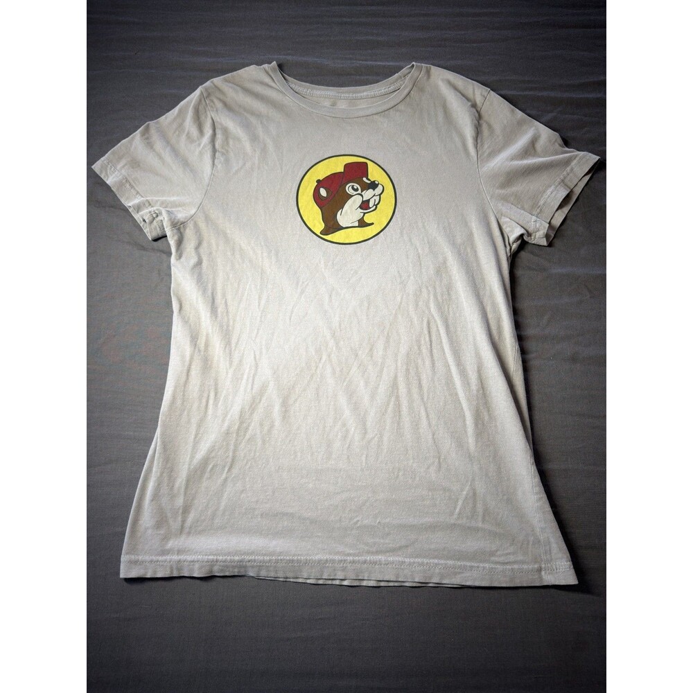 Buc-ee's Shirt Mens Medium Gray Logo Car Graphic Tee Tagless Since 1982 Auto